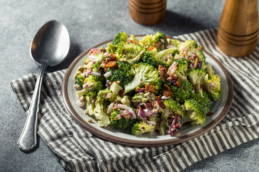 Low-Carb Broccoli Salad With Bacon Recipe
