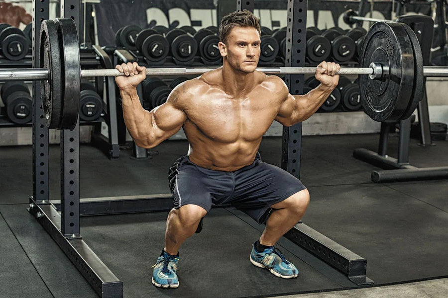 Squats Power Muscle Burn Leg Workout