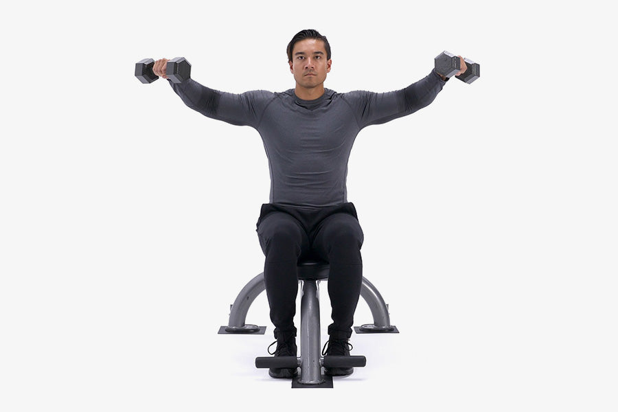 Seated Dumbbell Lateral Raise