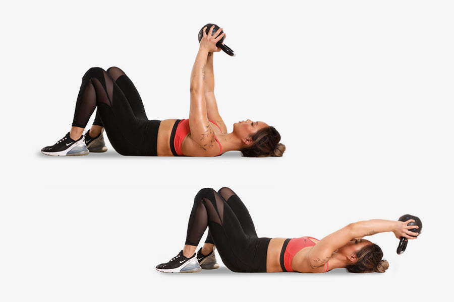 Kettlebell Pullover Exercise to Build Strong Abdominals