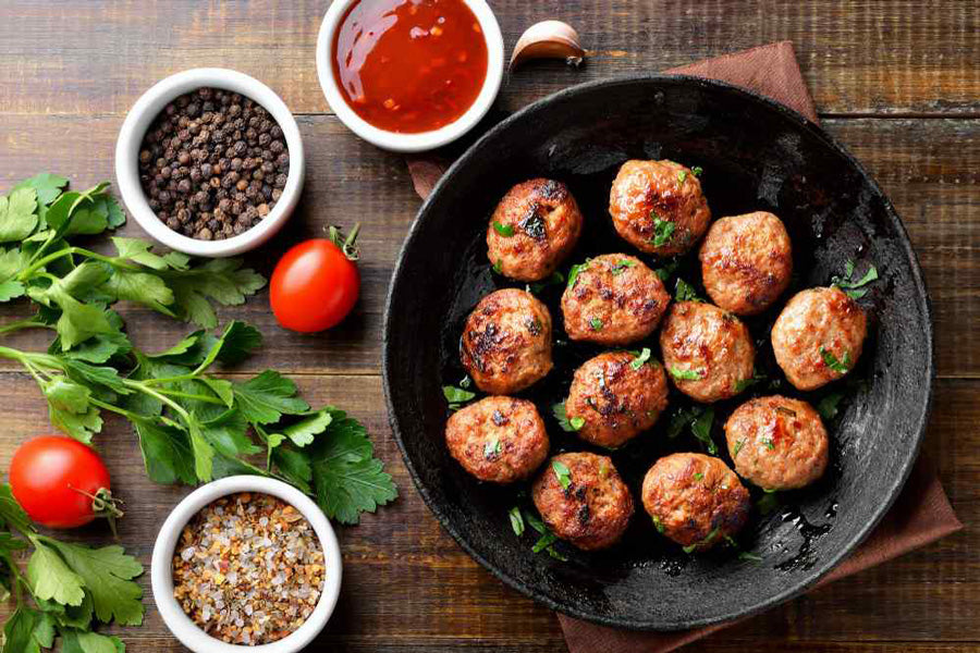 High-Protein Easy & Simple Chicken Meatballs Recipe