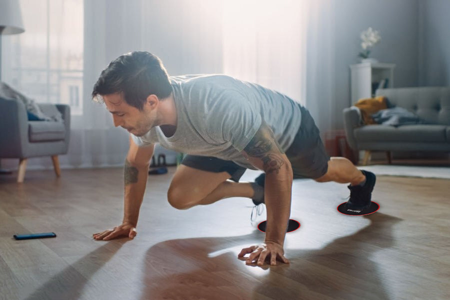 Core Slider Mountain Climber Twist