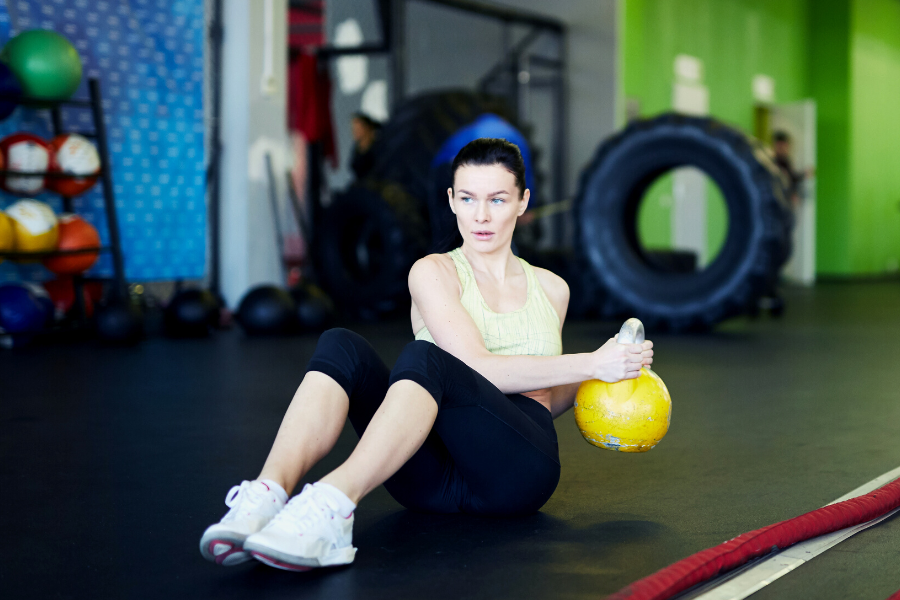 Kettlebell Russian Twists DMoose