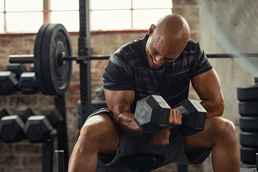 Arm workouts with dumbbells men's sale