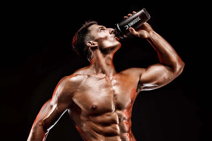 protein drink shaker bottle from