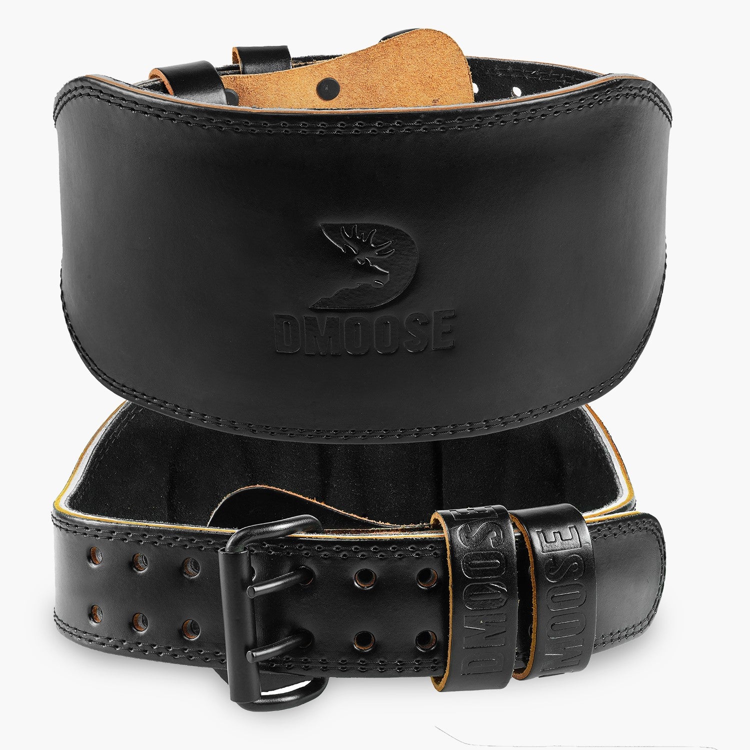 6 Leather Weightlifting Belt