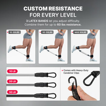 DMoose Ankle Straps & Resistance Bands Set