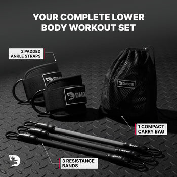 DMoose Ankle Straps & Resistance Bands Set