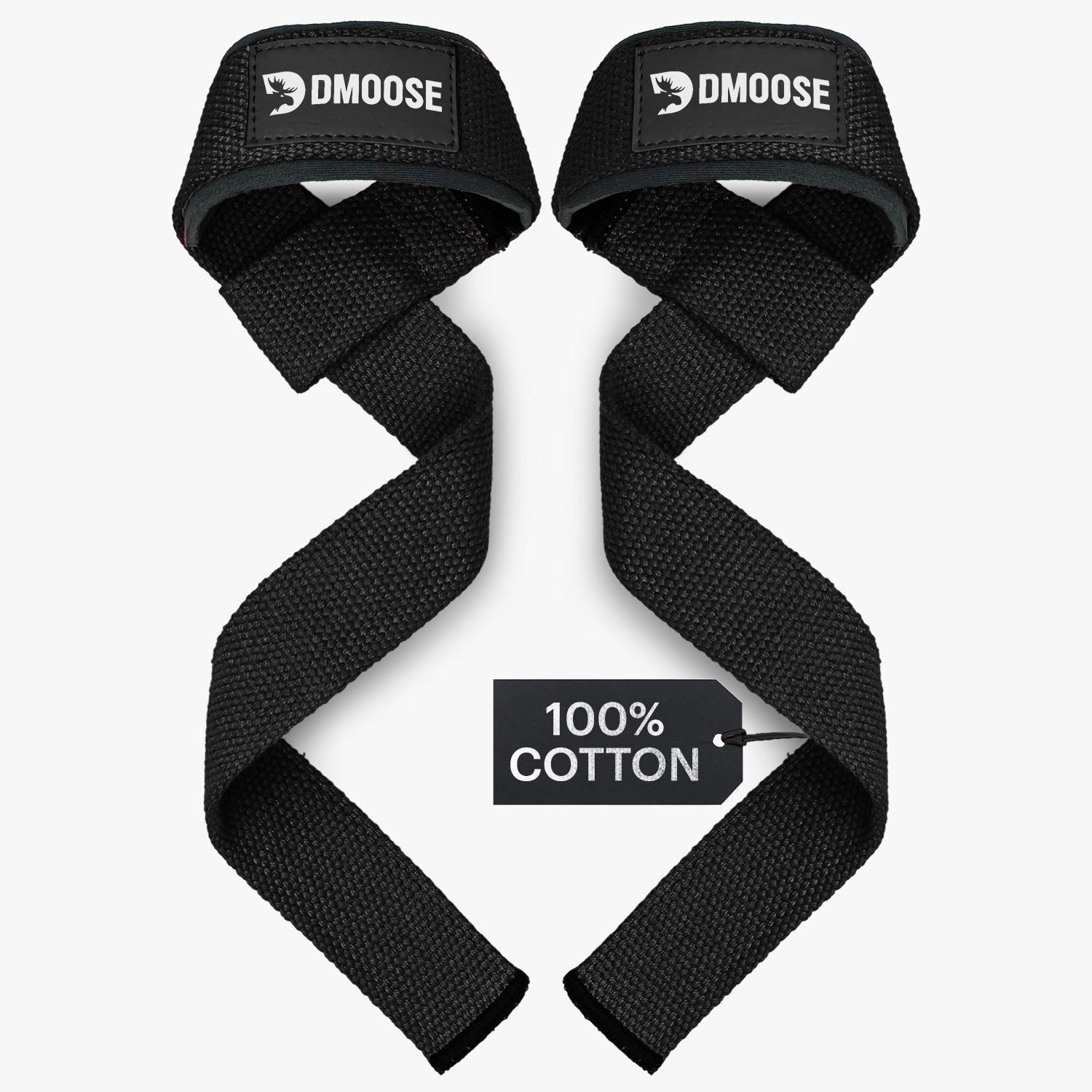 DMoose Lifting Wrist Straps for Weightlifting & Powerlifting
