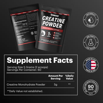 DMoose Creatine Monohydrate Powder