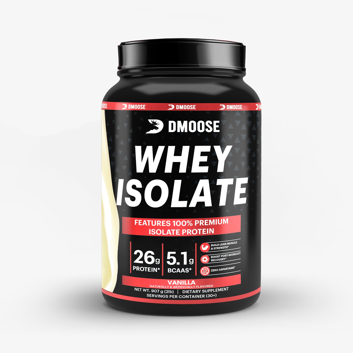 Whey Protein, 100% Pure Isolate Whey Protein Powder