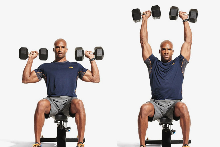 How To Do A Seated Dumbbell Press