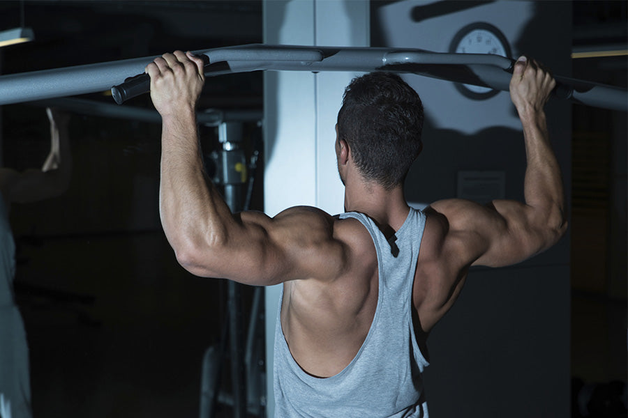 Wide Grip Pull Ups