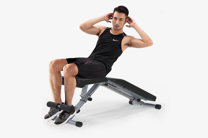 Twisting Bench Crunch