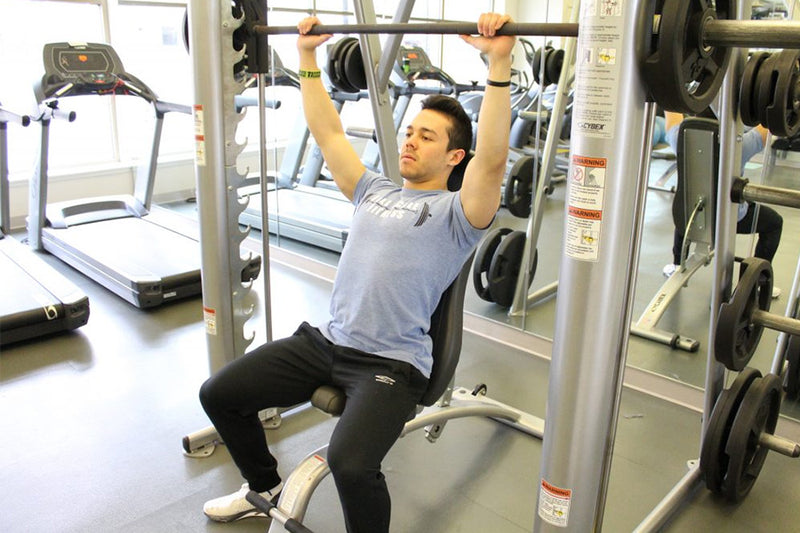 Smith Machine Shoulder Press Exercise