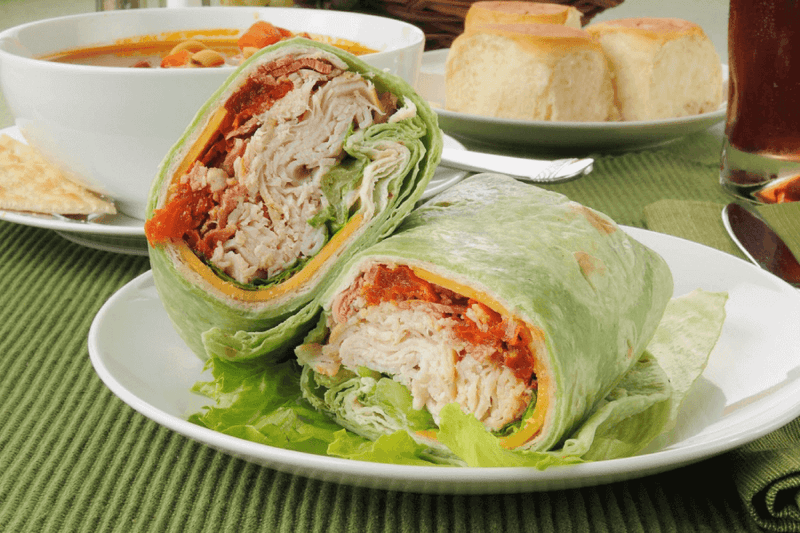 Chicken & Cheddar Lettuce Wraps