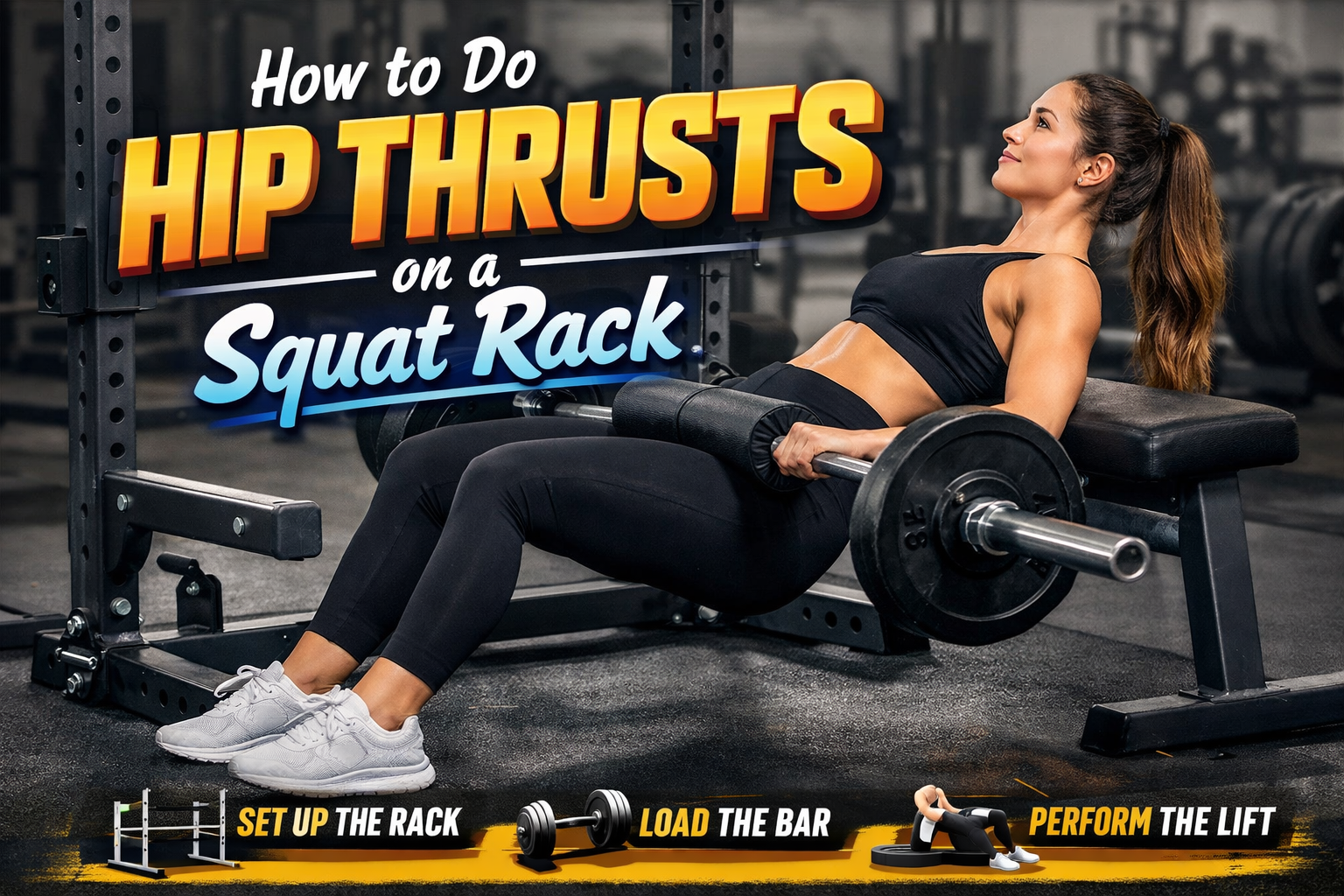 How to Do Hip Thrusts on a Squat Rack