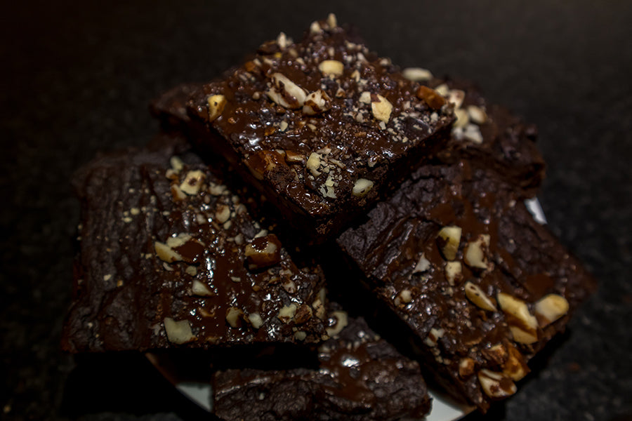 Dark Chocolate Protein Avocado Brownies Recipe