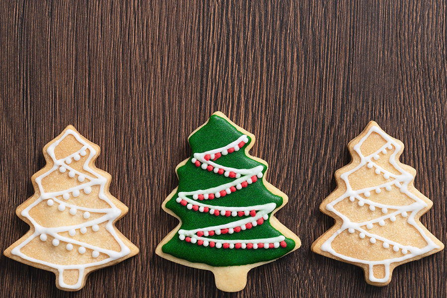 Protein-Rich Christmas Tree Chocolate Cookies Recipe