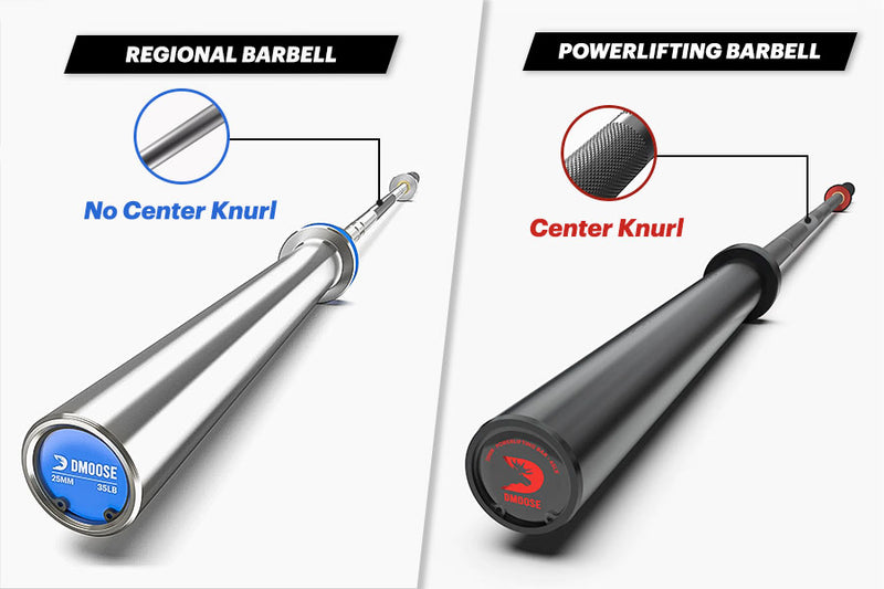 Regional vs Powerlifting Barbell
