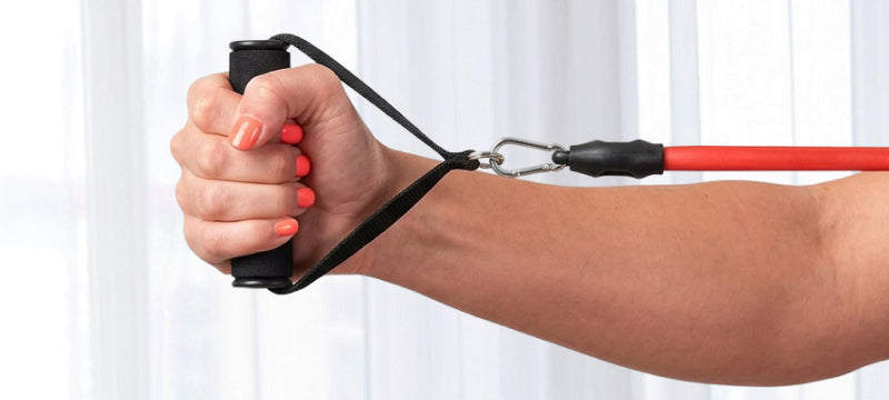 Tube Resistance Bands — Why Use: Padded Non-Slip Handles and Foot Straps