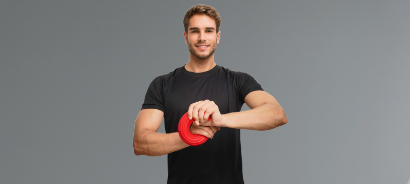 DMoose Flex Therapy Bar - Rebuilds Grip and Forearm Strength