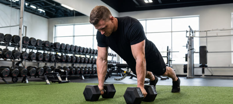 Hex Dumbbells - Why Use - Hexagonal Anti-Roll Heads
