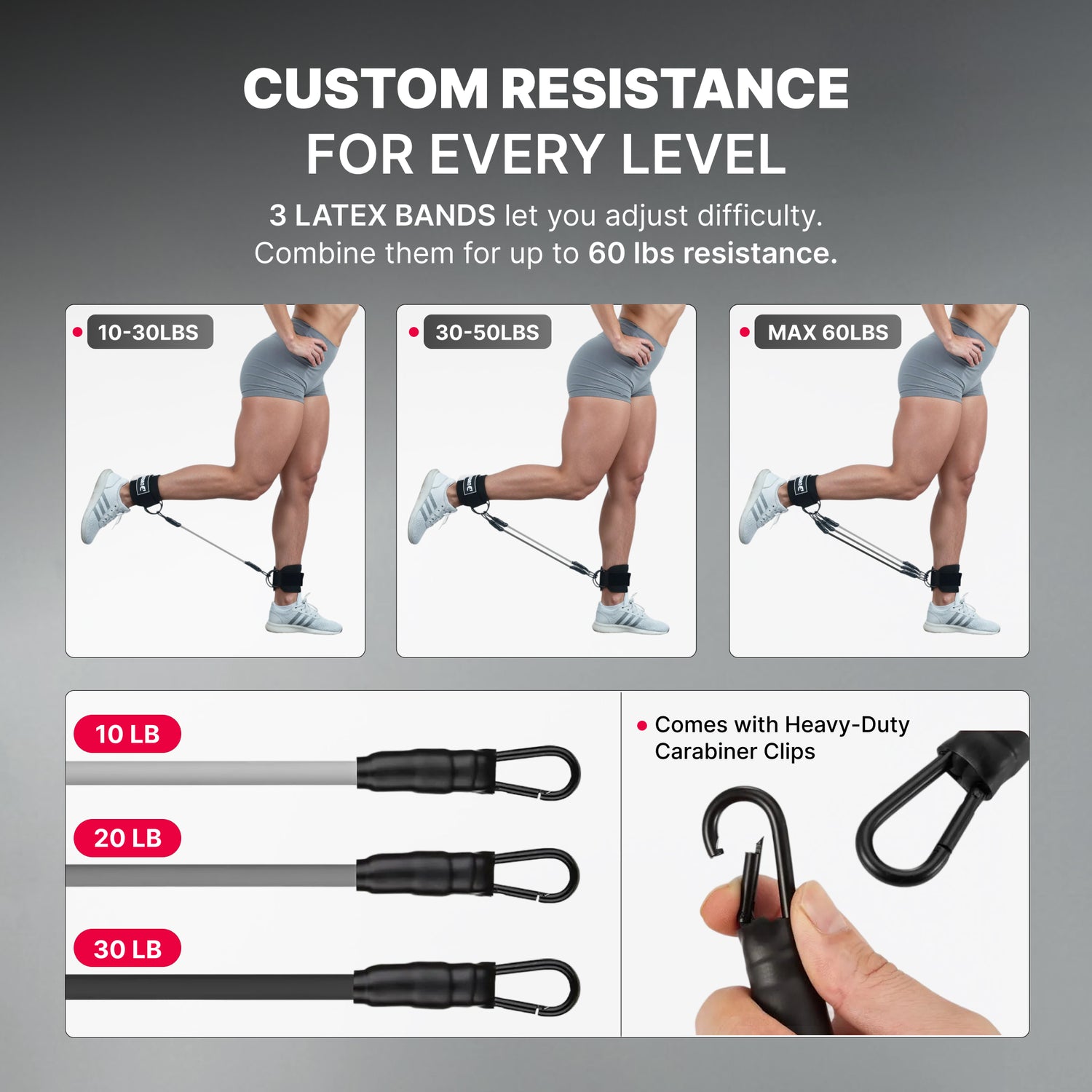 DMoose Ankle Straps & Resistance Bands Set