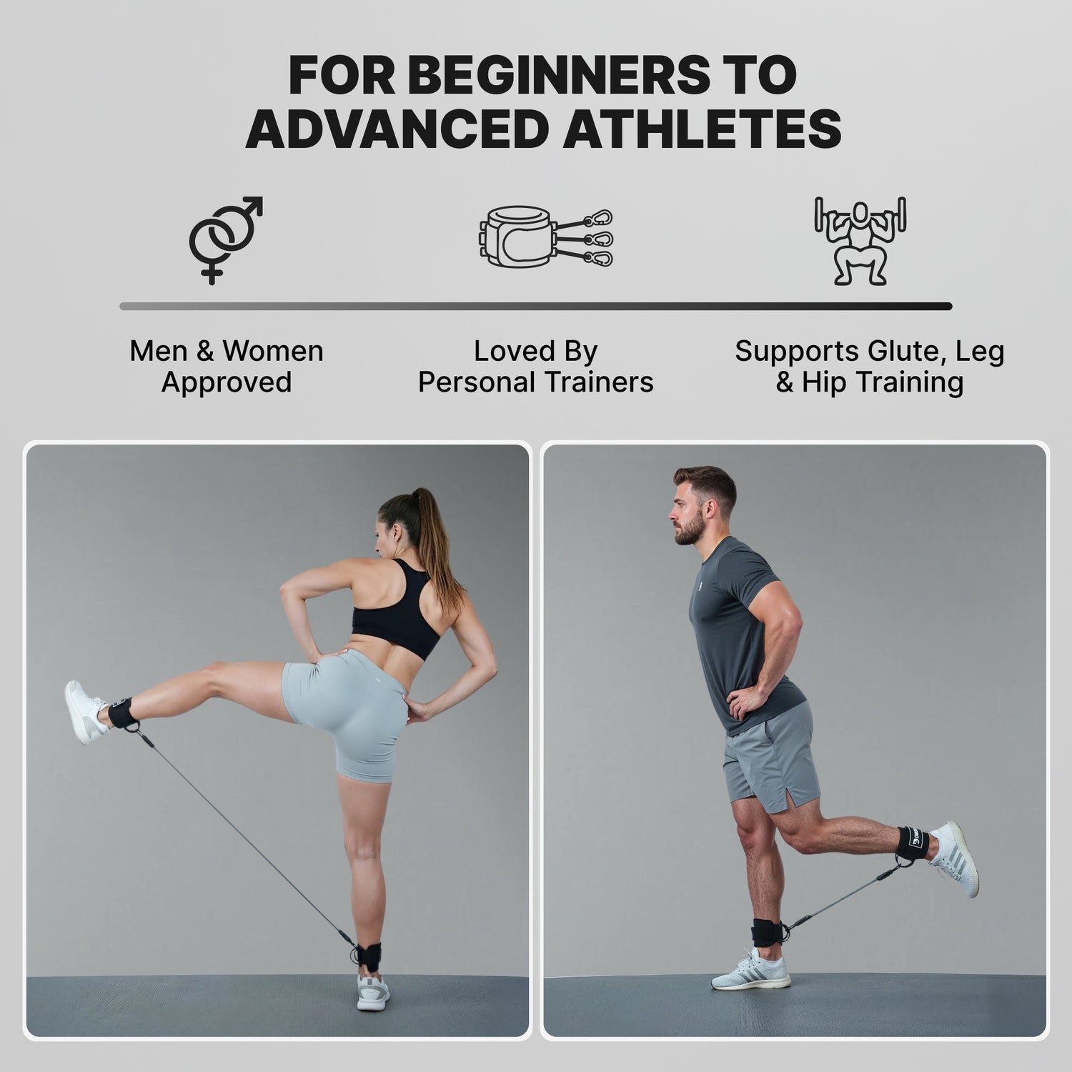 DMoose Ankle Straps & Resistance Bands Set