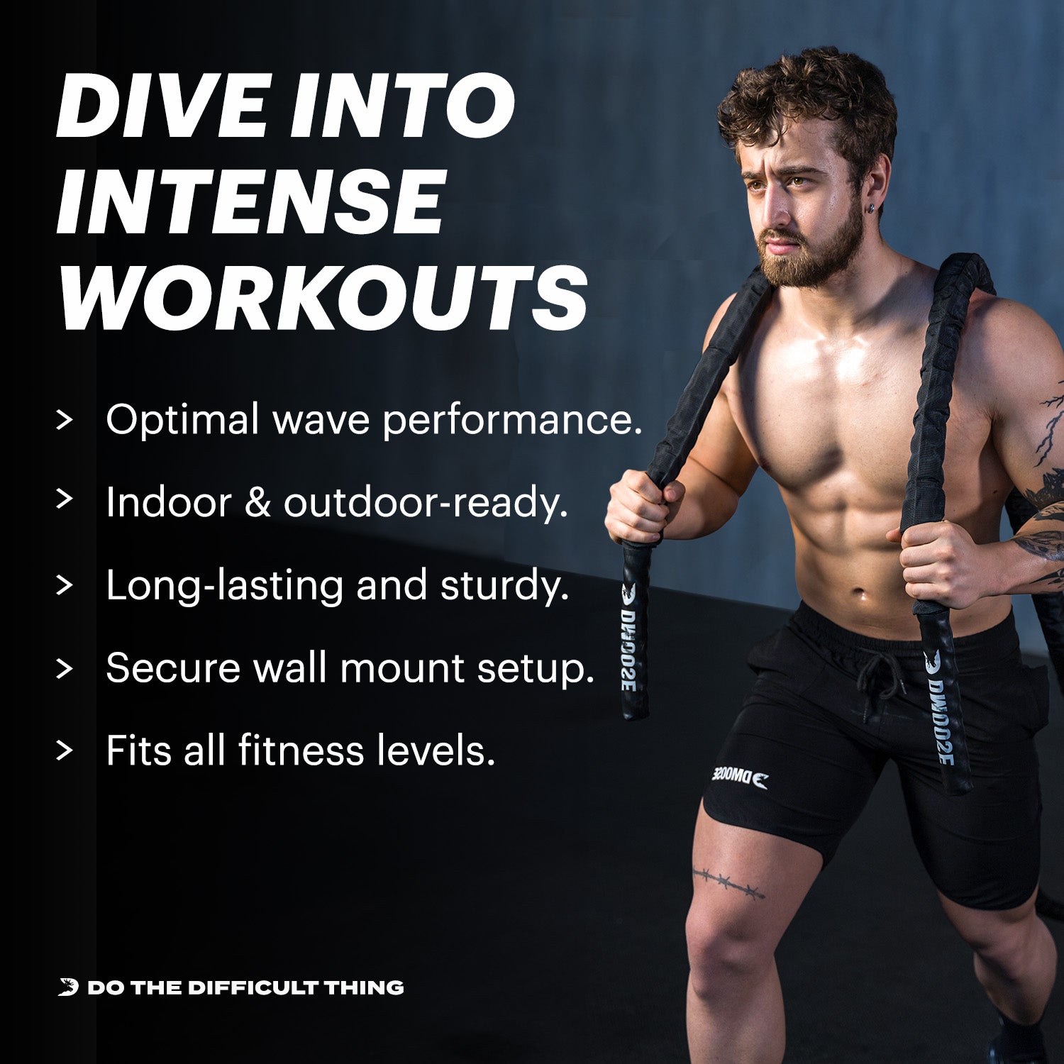 Maximize Your Fitness with the DMoose Battle Rope