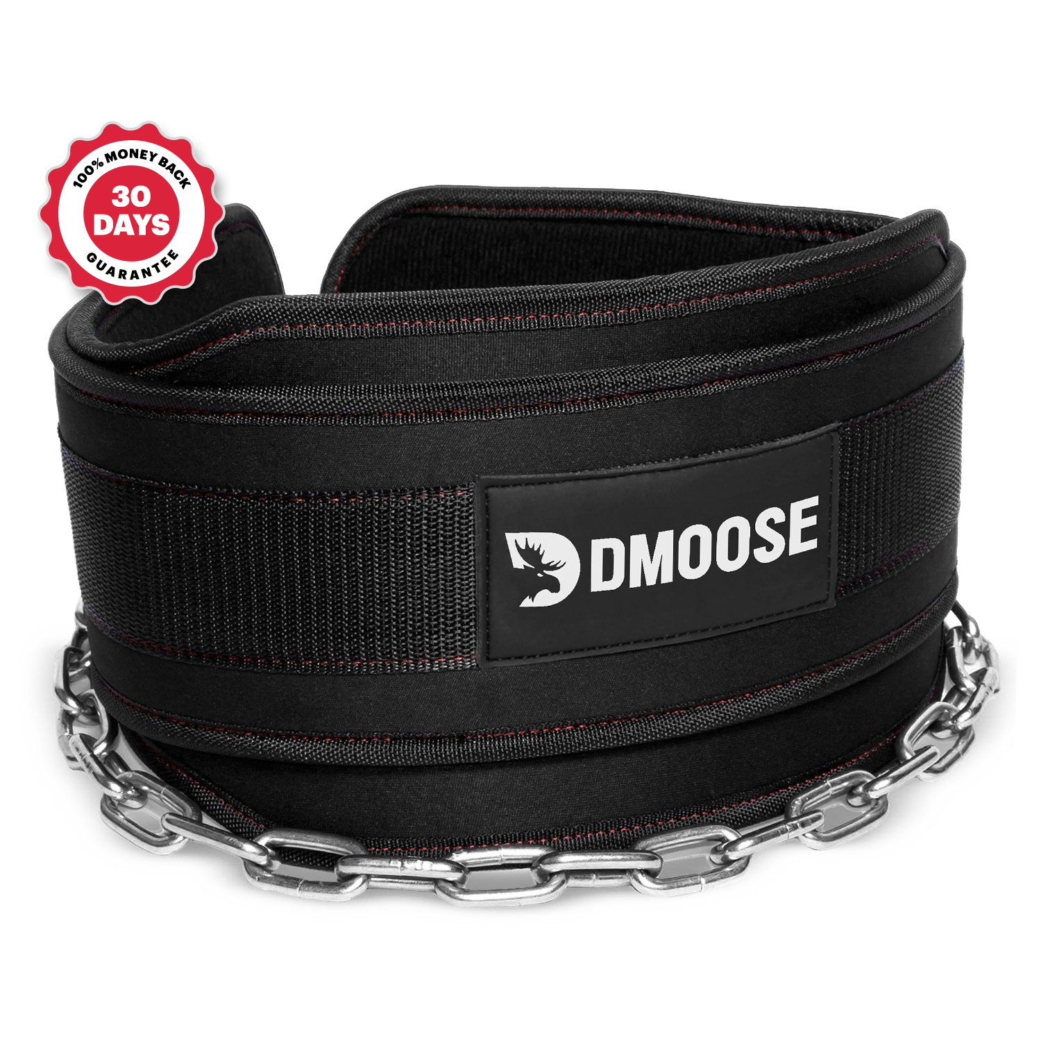DMoose Dip Belt with Chain for PullUps, Weightlifting, Dips