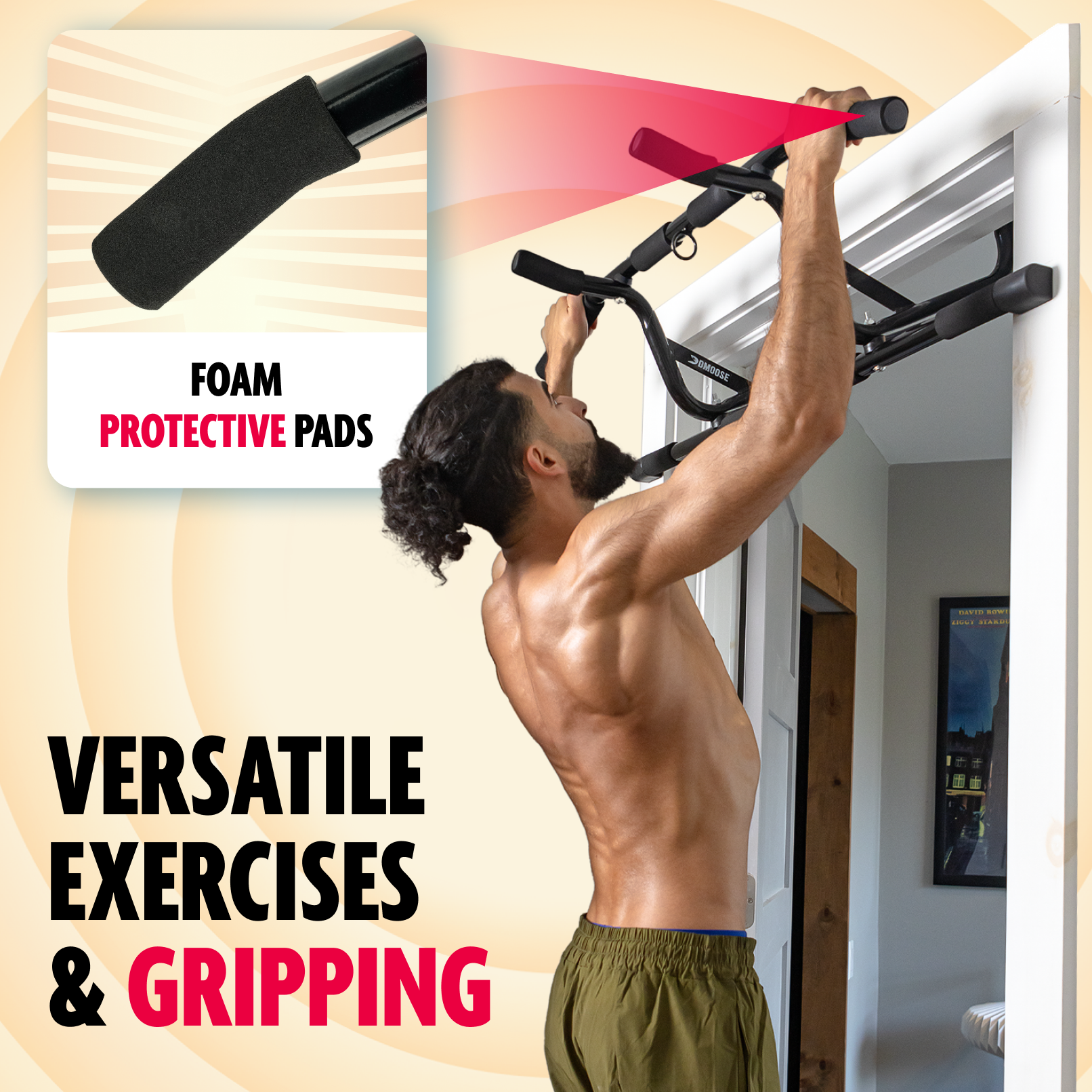 Maximize Fitness at Home with DMoose Door Pull Up Bar!