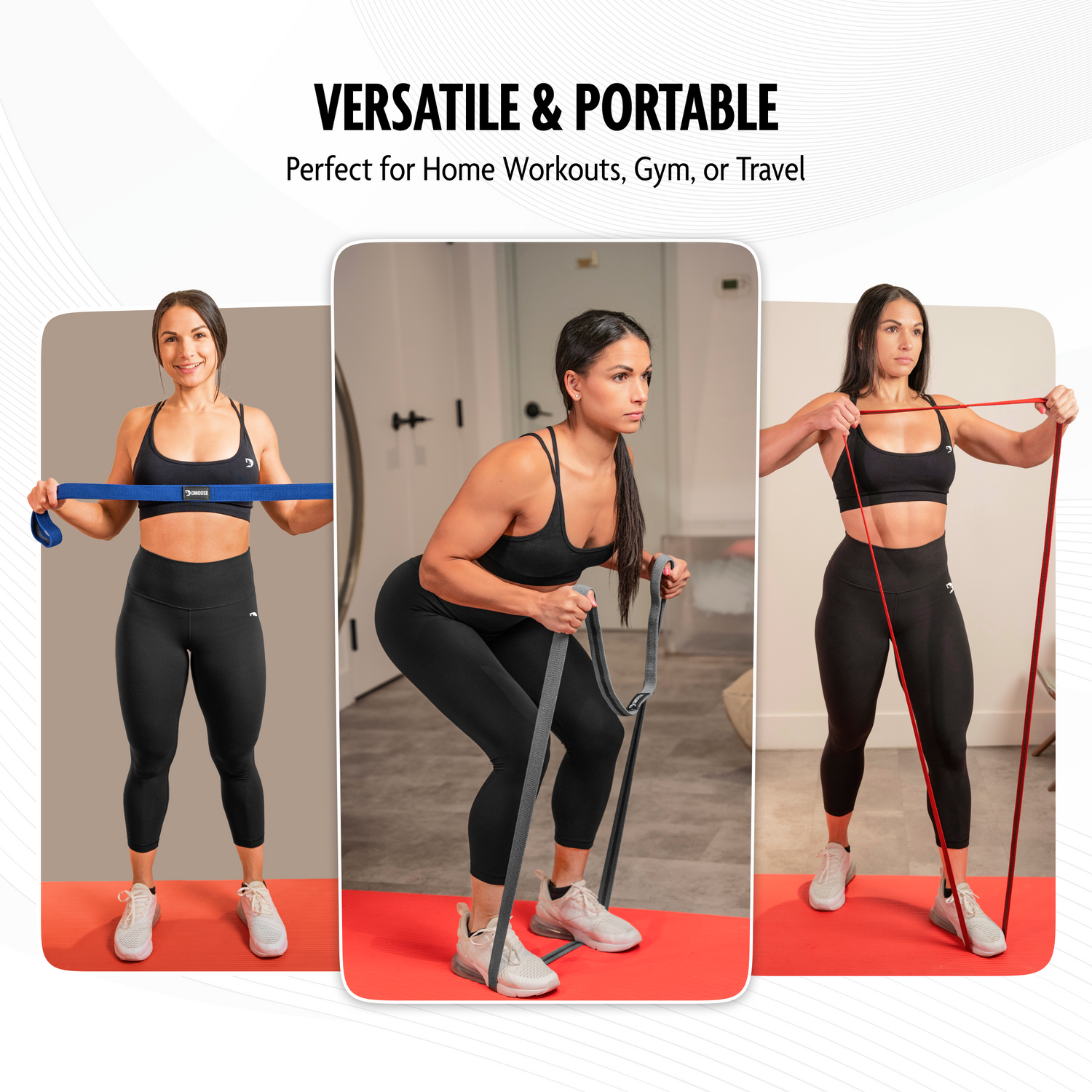 Resistance Bands Best At Home Gym Equipment For Weight Loss DMoose