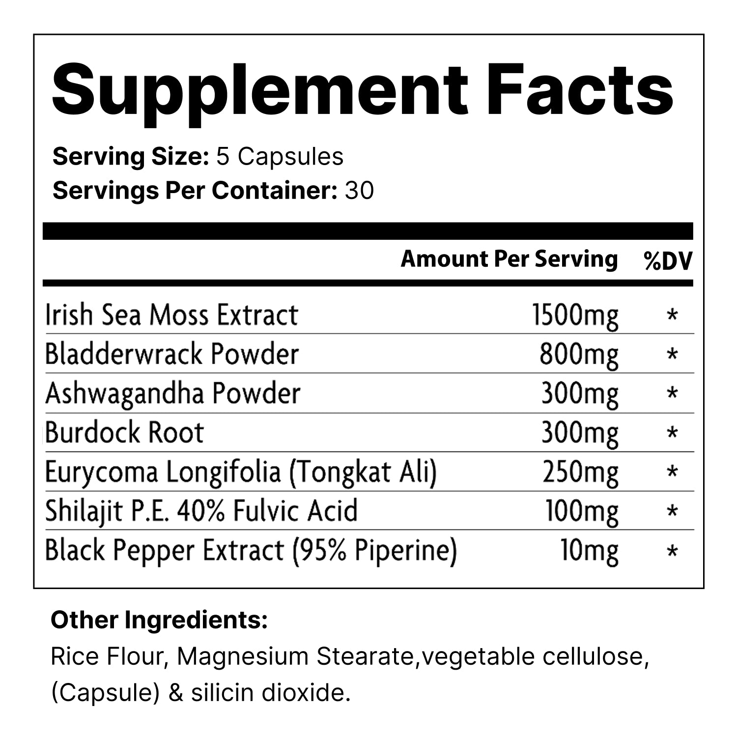 Supplement Facts