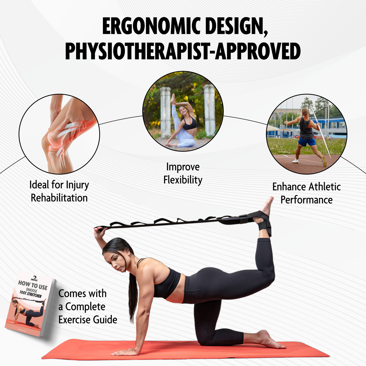 DMoose Foot Leg Stretcher Gain Full Mobility Flexibility