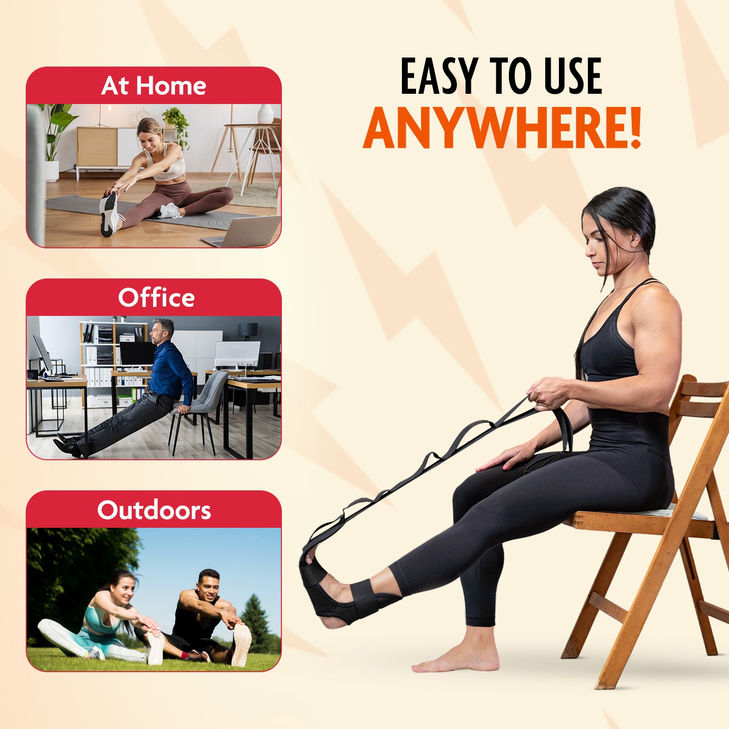 DMoose Foot & Leg Stretcher: Gain Full Mobility & Flexibility