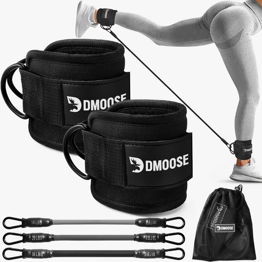 DMoose Ankle Straps & Resistance Bands Set