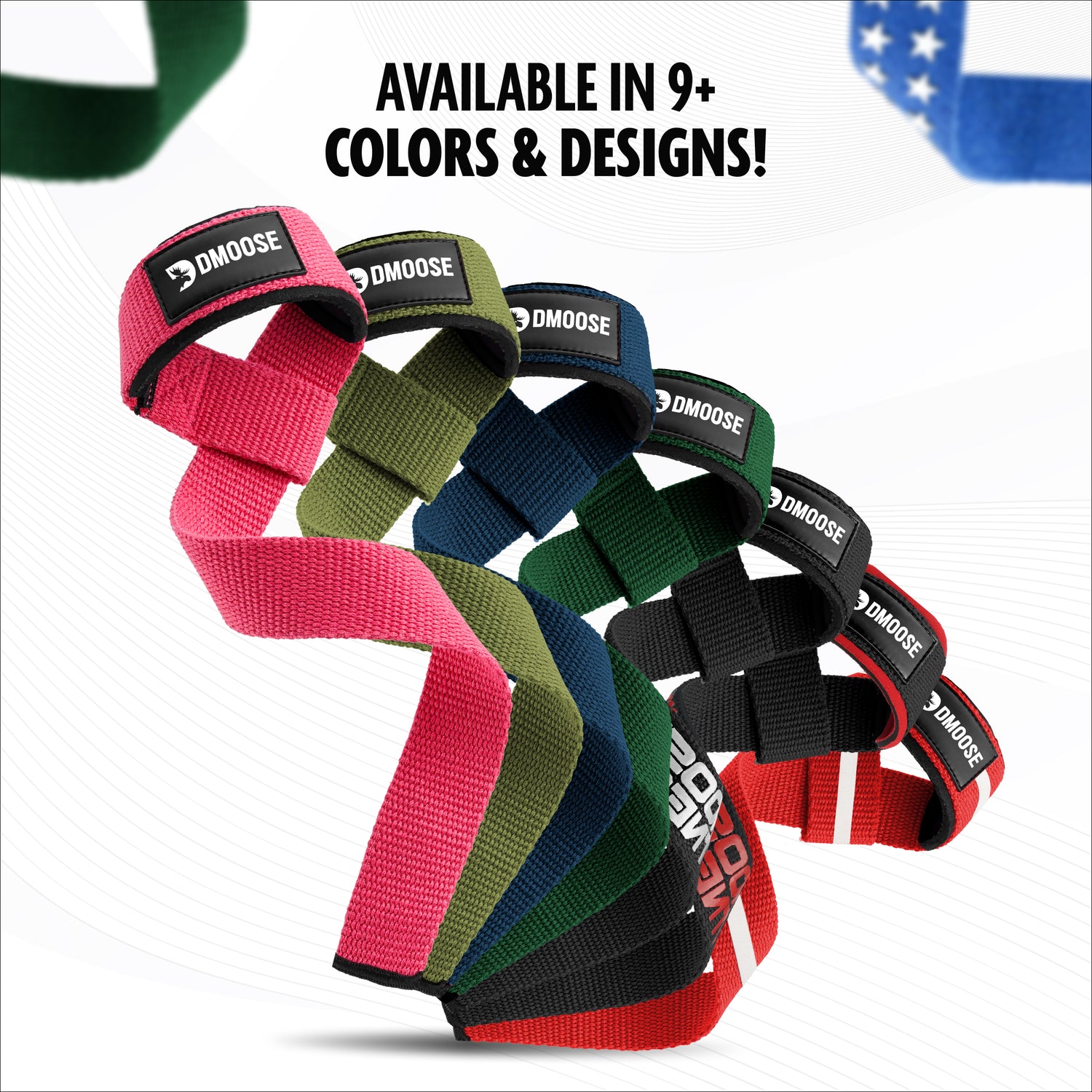 Weightlifting Straps With D Ring, Premium Wrist Straps For Deadlifting - View #5