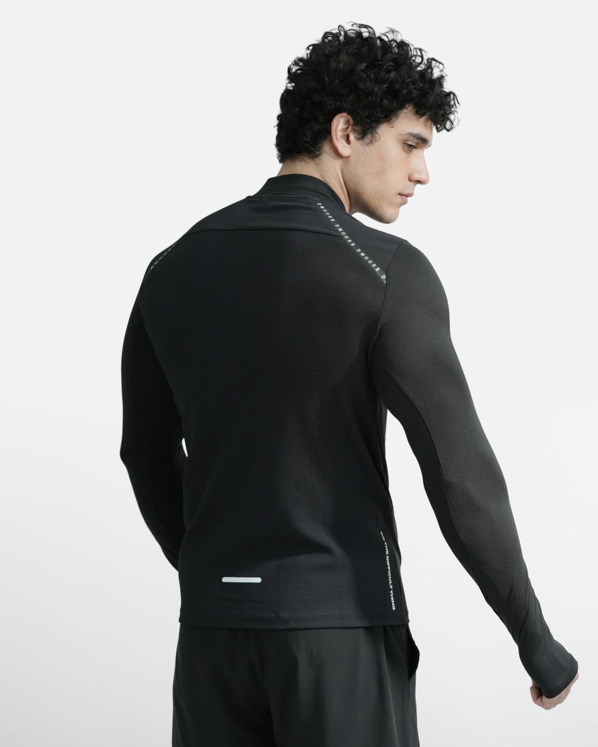 DMoose Flex & Conquer Long Sleeve Black| Premium Workout Comfort