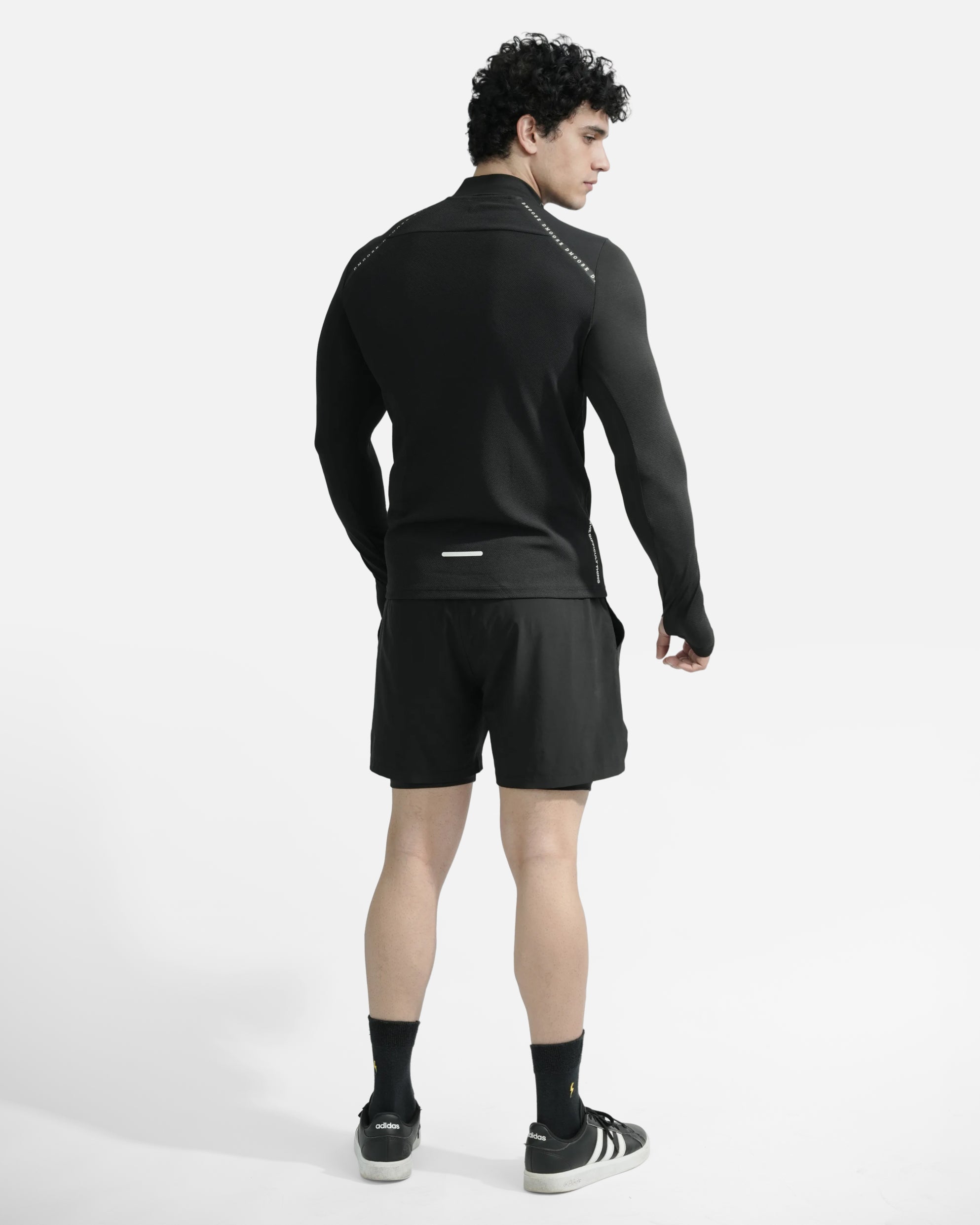 DMoose Flex & Conquer Long Sleeve Black| Premium Workout Comfort
