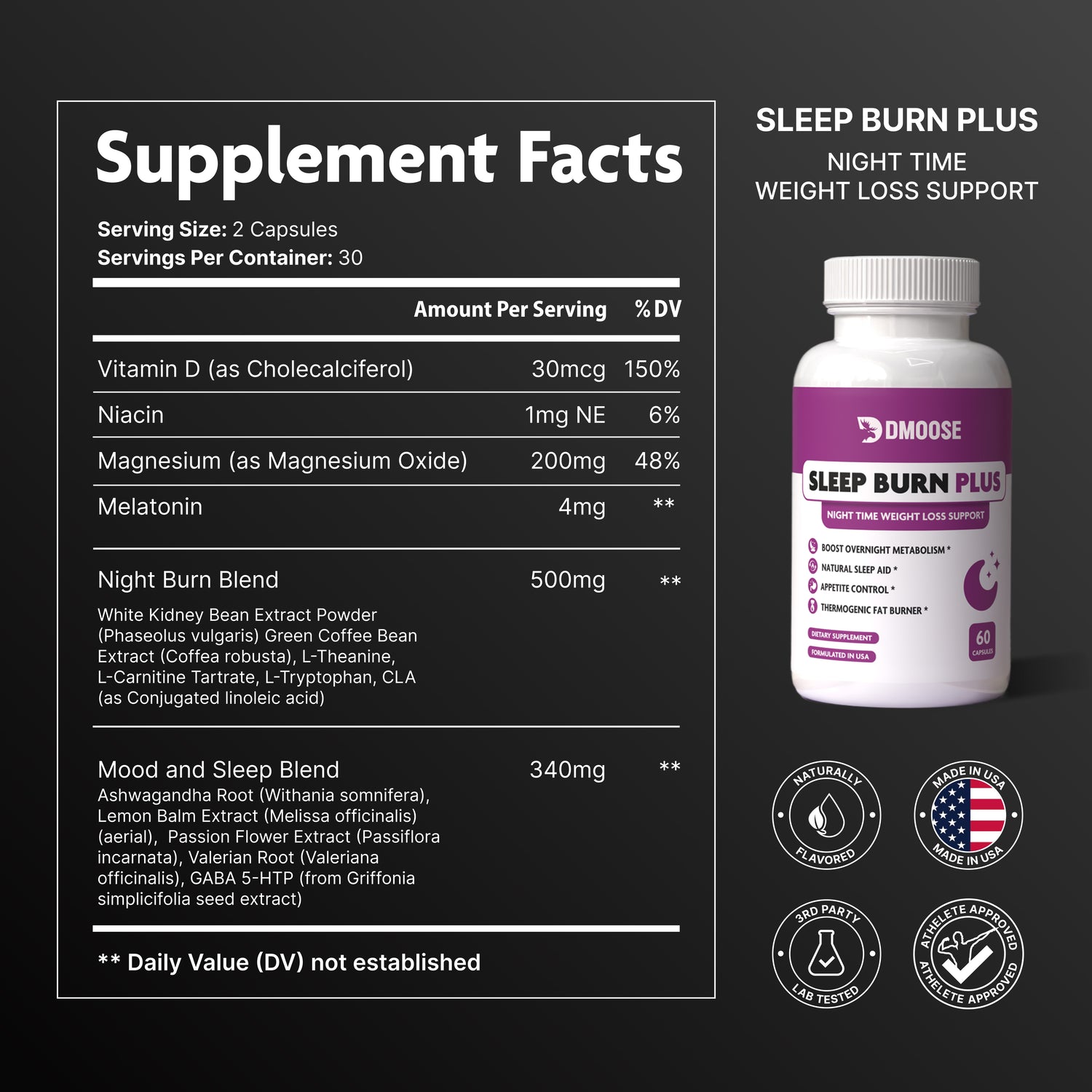 DMoose Sleep Burn Plus