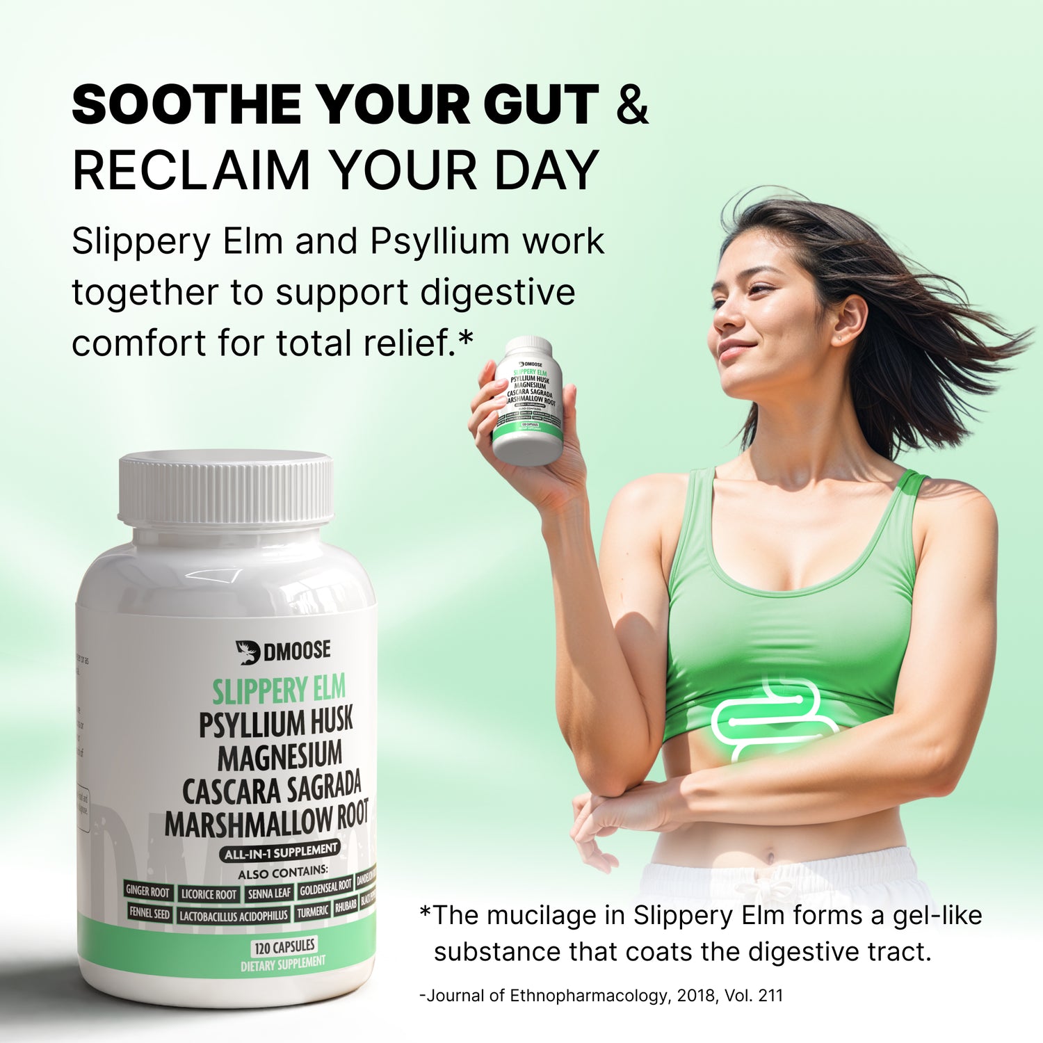 Slippery Elm for Digestive Comfort & Gut Wellness