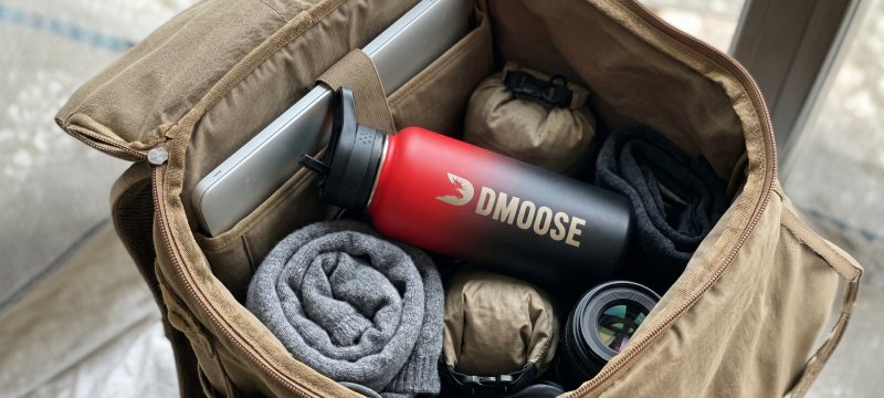 DMoose Insulated Bottle - Never Worry About Spills Again