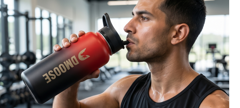 DMoose Insulated Bottle - One Bottle, Three Drinking Styles