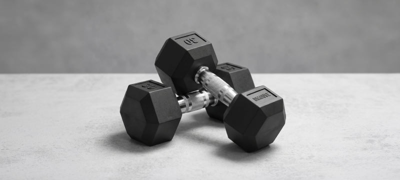 Hex Dumbbells - Why Use - Floor-Friendly Rubber Coating
