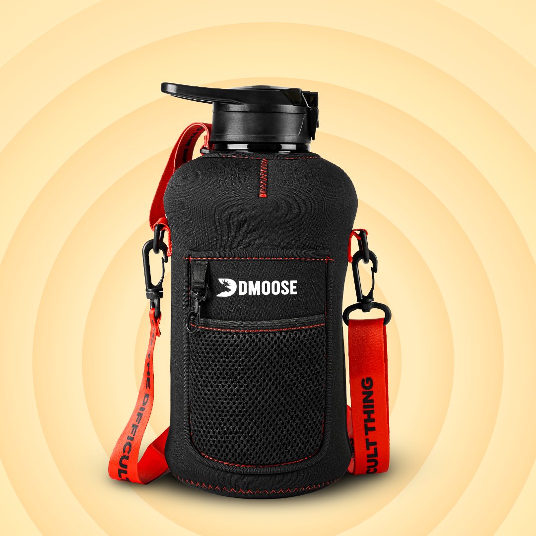 DMoose 2.2L Water Bottle with Functional Sleeve