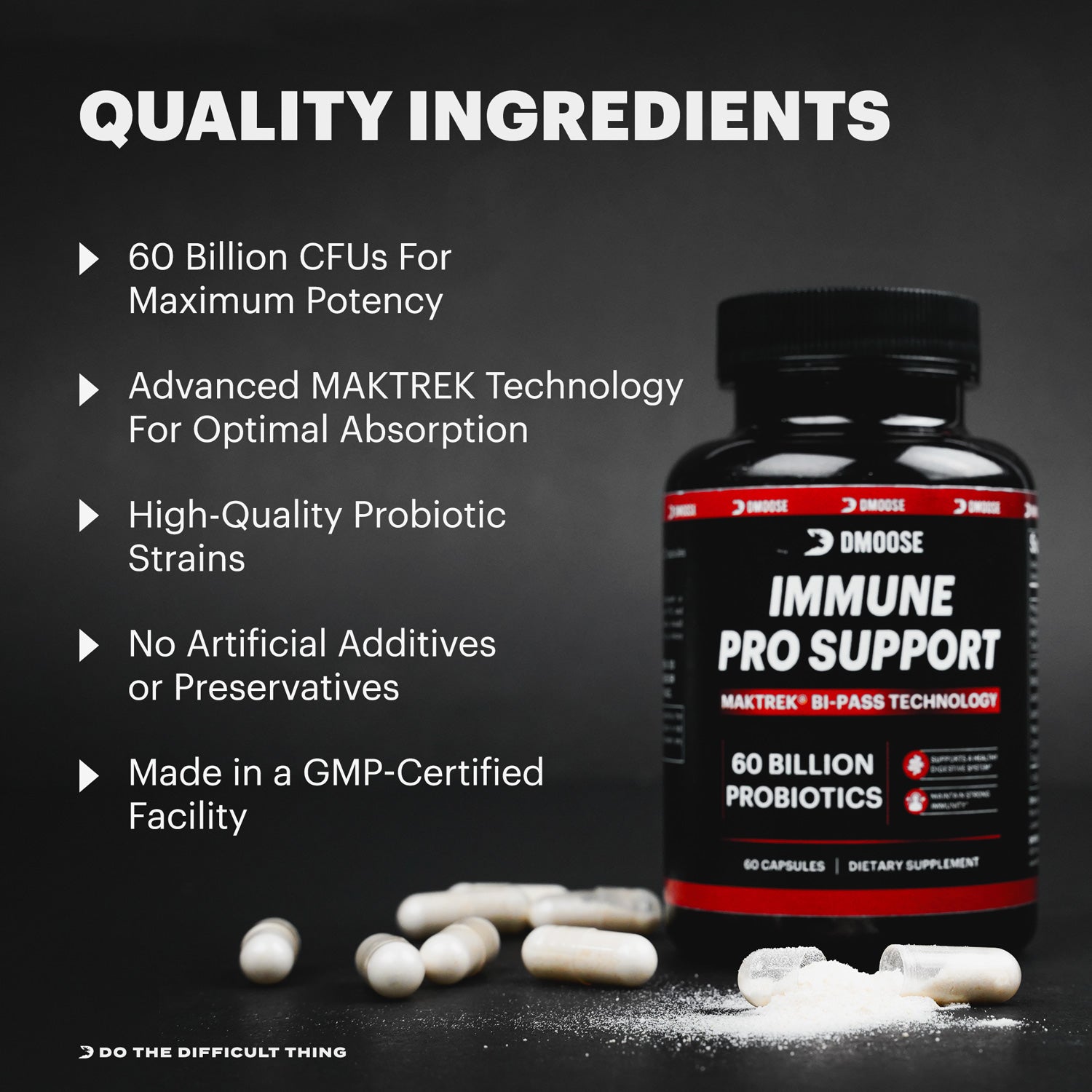 Immune Pro Support - 60 Billion CFU Probiotics