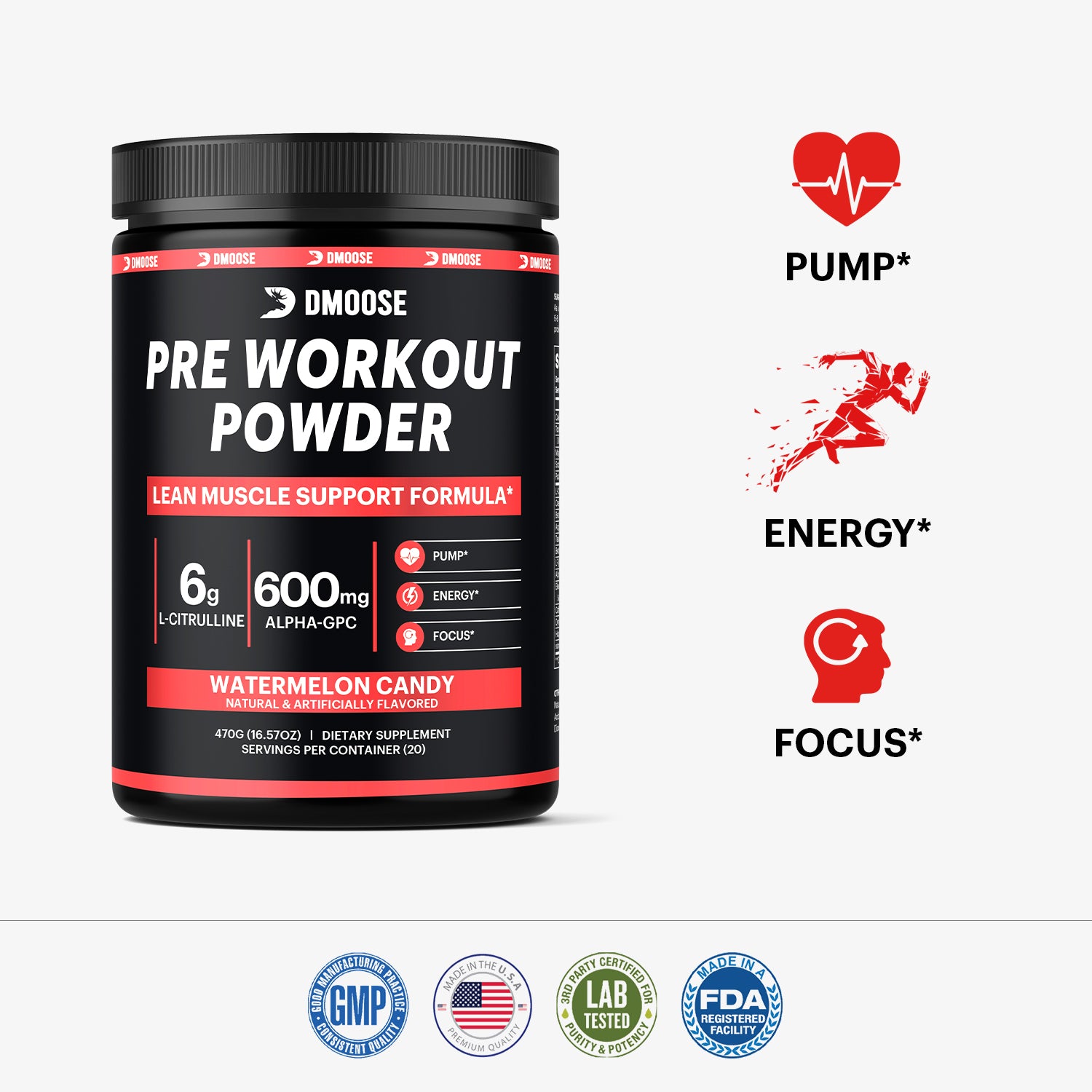 Health® Pre-Workout Energy Powder