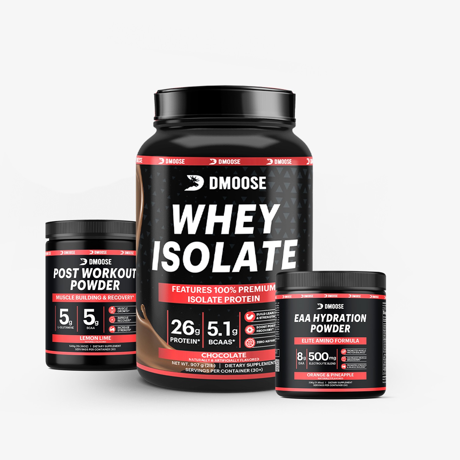 Recovery Bundle - Whey Protein, Post Workout and EAA Hydration